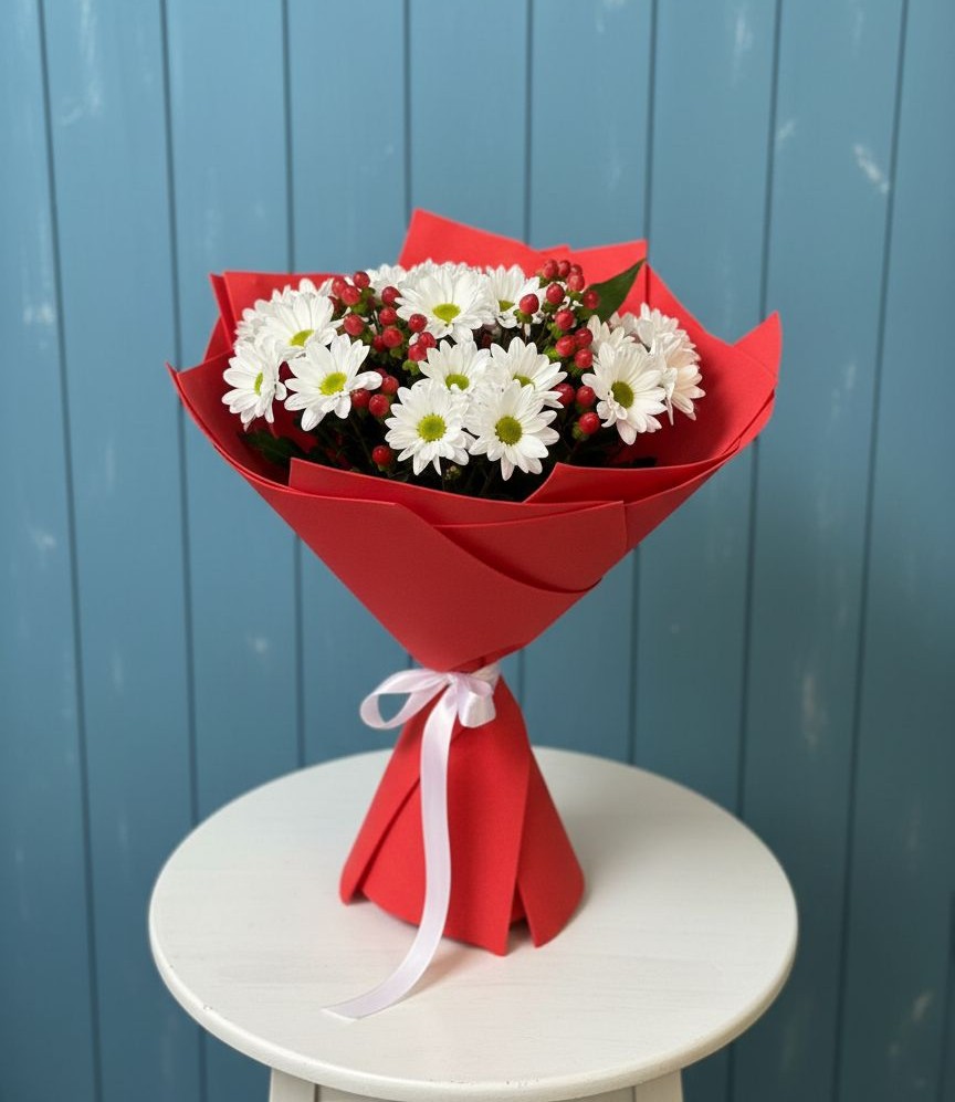 Букет цветов из: Хризантемы в Нефедьево