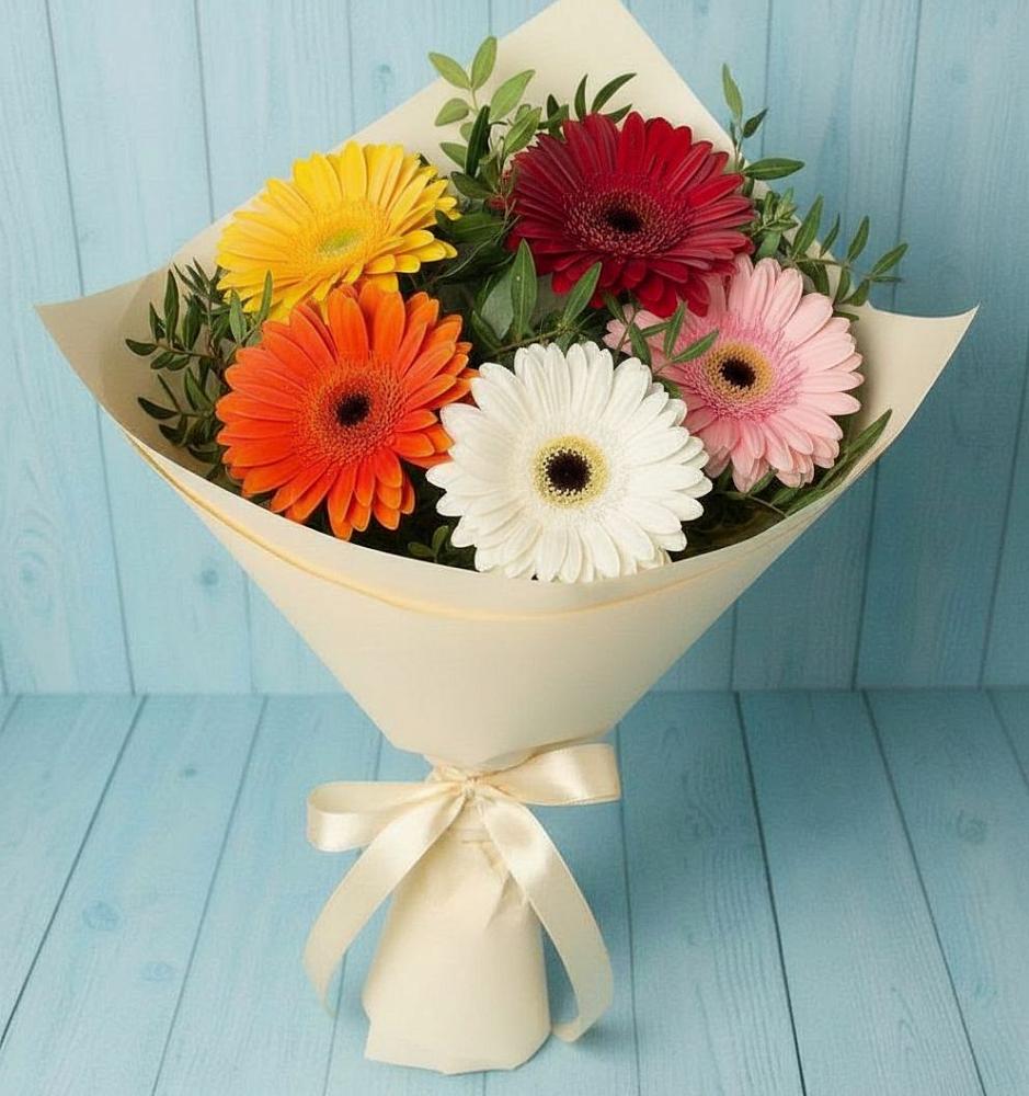 Букет цветов из: Герберы в Нефедьево