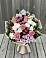 Букет цветов из: Альстромерии, Гвоздики, Розы и Хризантемы в Нефедьево