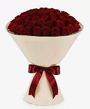 Букет 101 Бордовая роза Блэк Бакарра в Нефедьево