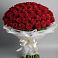 Букет 101 Красная роза Блэк Мэджик в Нефедьево