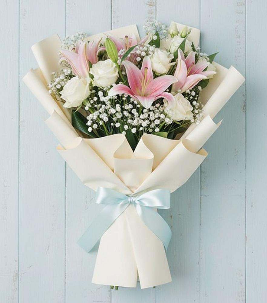 Букет цветов из: Лилии в Нефедьево