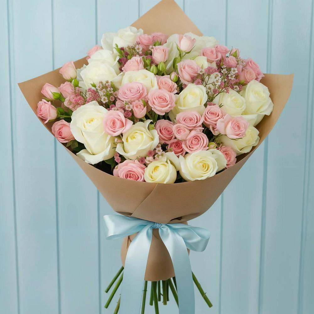 Букет цветов из: Розы в Нефедьево