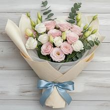 Букет цветов из:  Лизиантусы #REPLACE_PRED# Нефедьево