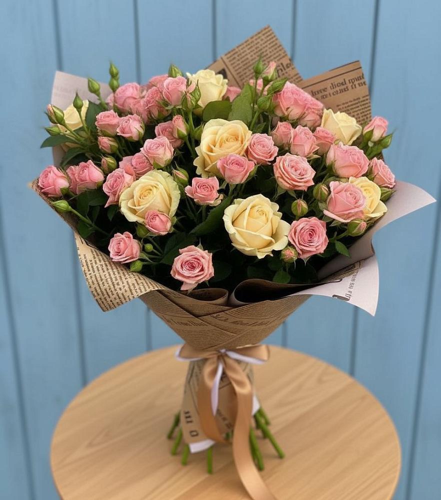 Букет цветов из: Розы в Нефедьево