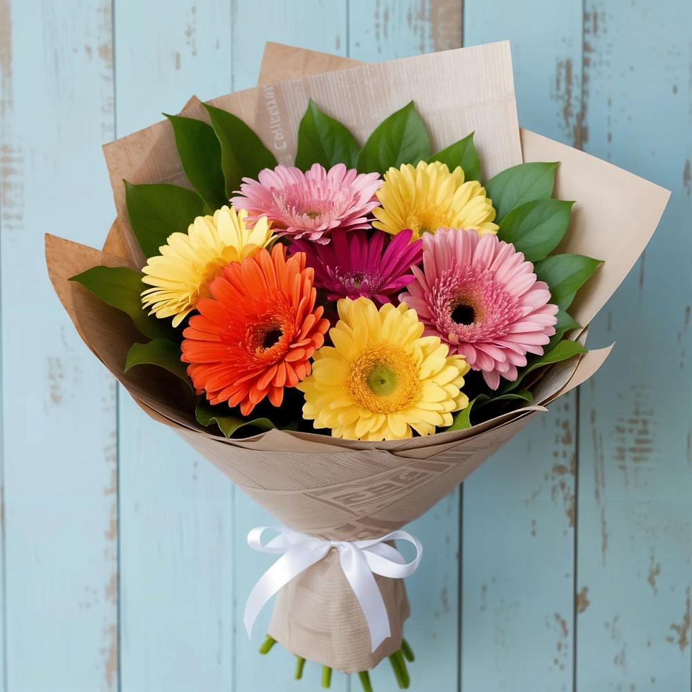 Букет цветов из: Герберы в Нефедьево