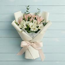 Букет цветов из:  Альстромерии в Нефедьево