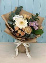 Букет цветов из:  Герберы и Хризантемы в Нефедьево