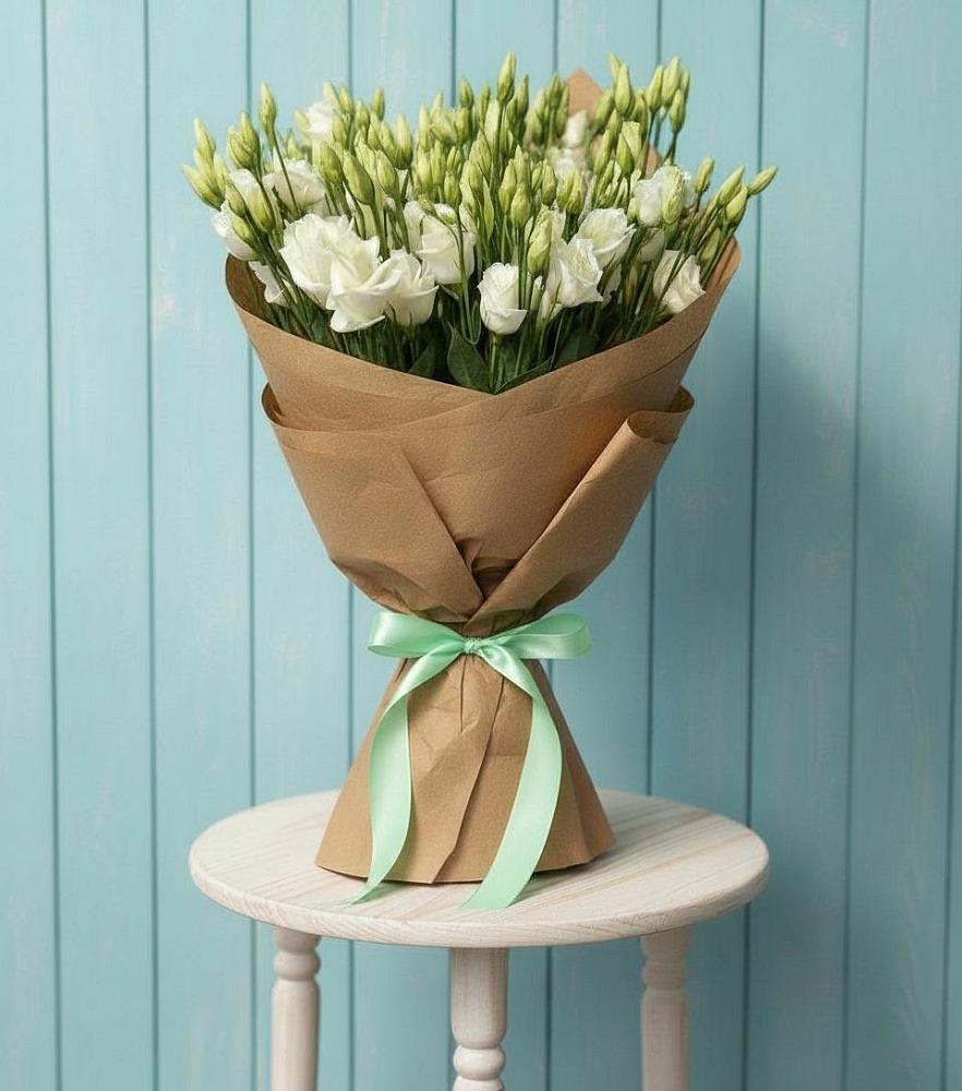 Букет цветов из: Лизиантусы в Нефедьево