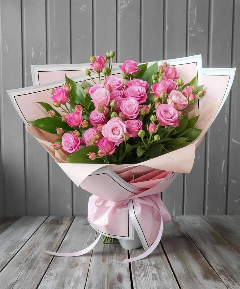 Букет Розовый кустик в Нефедьево