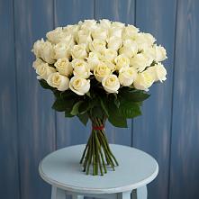Букет 51 Белая роза Эдлесс Лав #REPLACE_PRED# Нефедьево