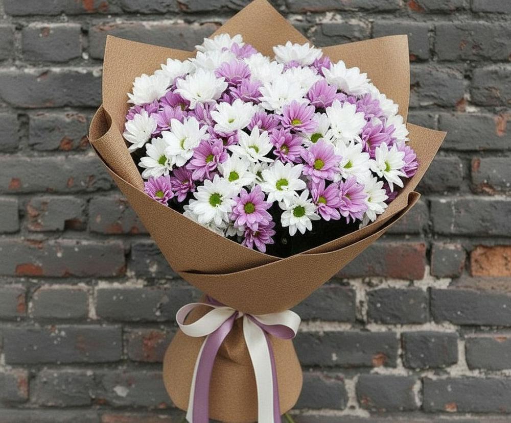Букет цветов из: Хризантемы в Нефедьево