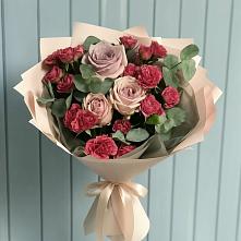 Букет цветов из:  Гвоздики и Розы #REPLACE_PRED# Нефедьево