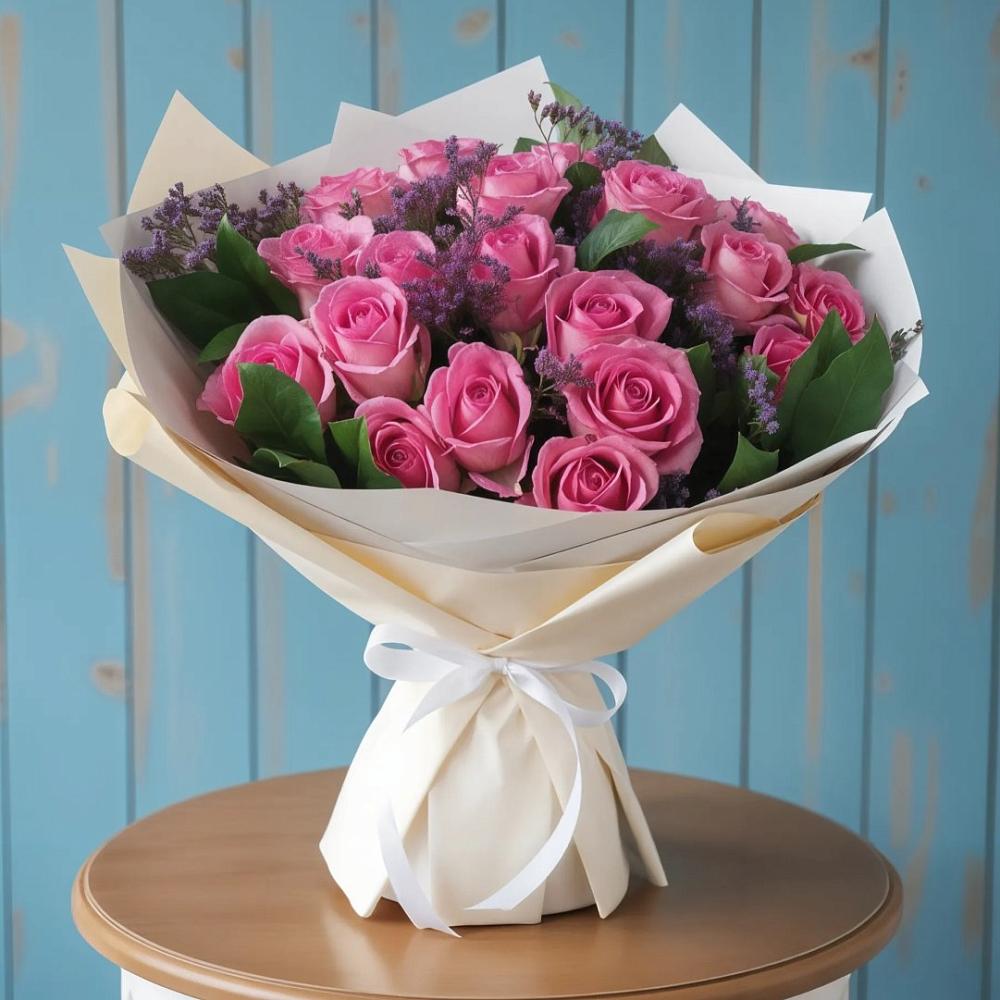 Букет цветов из: Розы в Нефедьево