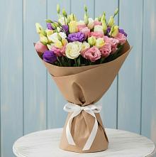 Букет цветов из:  Лизиантусы в Нефедьево
